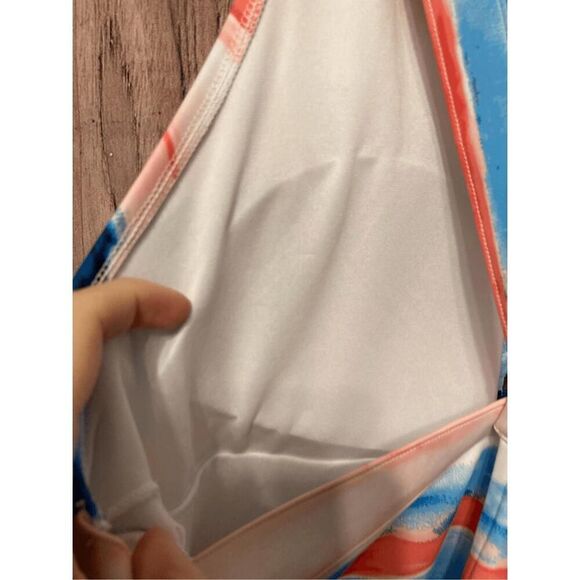 Peyton & Parker 1X NWT medium coverage swimsuit small surf bathing suit - Picture 7 of 8